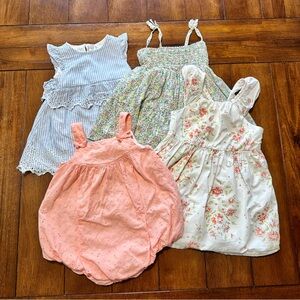 Bundle of Baby Girl Spring / Summer Dresses | Size 12-18 months